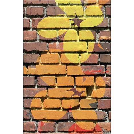 Sticker réfrigérateur et lave vaisselle, graphibriques design urbain déco, 75 cm X 49 cm (1/4)