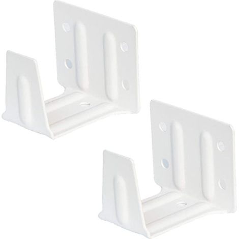 Ensemble de 2 supports de fixation et accessoires pour stores vénitiens, supports centraux et accessoires pour rideaux.