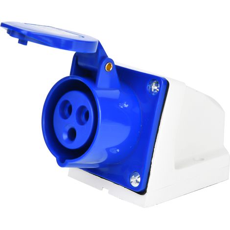 10 Stück 16A 220-250V Industriesteckdose 3-polig IP44 wasserdicht BEM-113 (1/5)