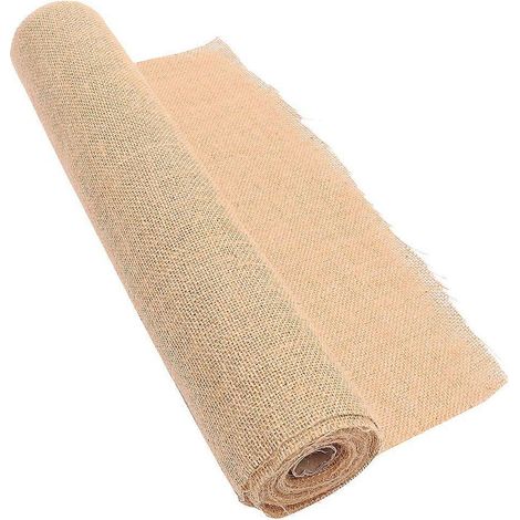 Rouleau de toile de jute pour la protection hivernale des troncs d'arbres, protection contre le gel, emballage pour plantes de jardin, réparation de l'écorce et protection contre les cerfs. (1/4)