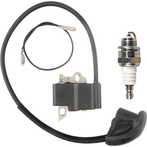 Bobine D Allumage - Haute Tension - Pour Tondeuses Débroussailleuses Taille Haies - Compatible FS120 FS200 FS250 BT120 FS300 FS350 - 1 Pièce (1/5)