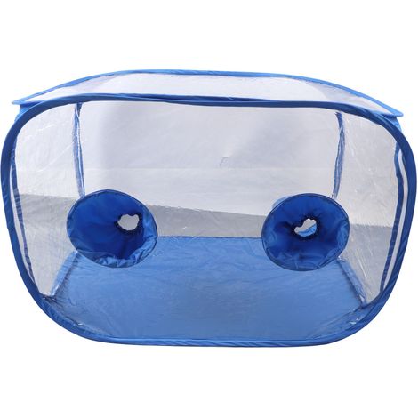Kit de culture de champignons portable, boîte à air pliable en PVC, 2 manchons pour bras, conteneur de mycologie pour étude et recherche (1/5)