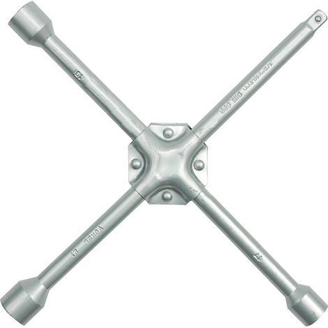 VOREL KREUZRADSCHLÜSSEL VERSTÄRKT 17x19x21x1/2"" 57020 (1/4)