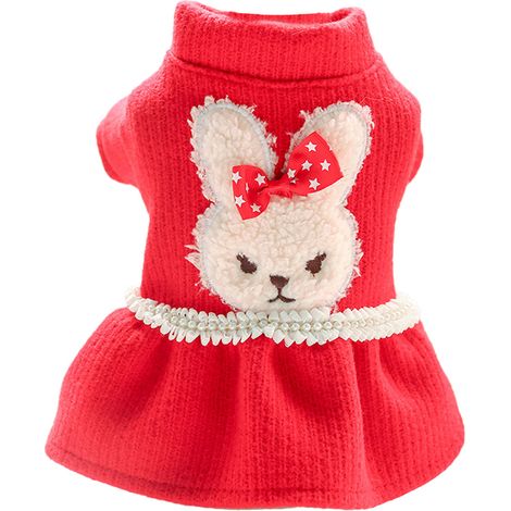 Vêtements Pour Chien - Tenue De Noël Et Anniversaire - Doux Et Respirant - Pour Petit Chien - 1 Pièce (1/5)