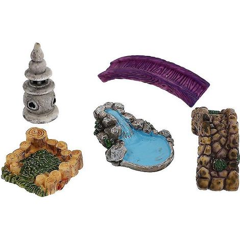 Lot de 5 mini pots de fleurs décoratifs (1/3)