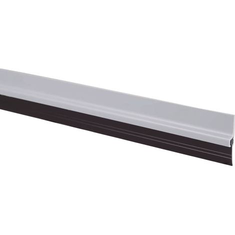 Guarnizione in PVC con gomma adesiva 1M Argento (1/2)