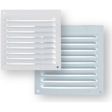 REJILLA VENT 100X10MM SIN BORDE FEPRE ALU BL ESPESOR 0,6MM 5