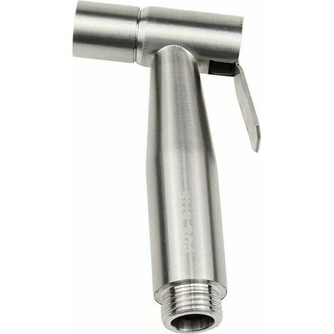 Douchette bidet en acier inoxydable 304 – Pulvérisateur manuel pour hygiène personnelle – Design argent – Installation murale (1/5)