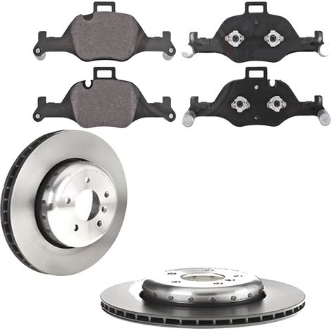 KIT FRENI ANTERIORI compatibile con BMW 6 (G32) - DISCHI + PASTIGLIE OEM: P 06 107 / 39924 / 18607 , 18761 , 18762 /SOSTITUZIONE DIRETTA/BASSA POLVERE/SILENZIOSO (1/5)