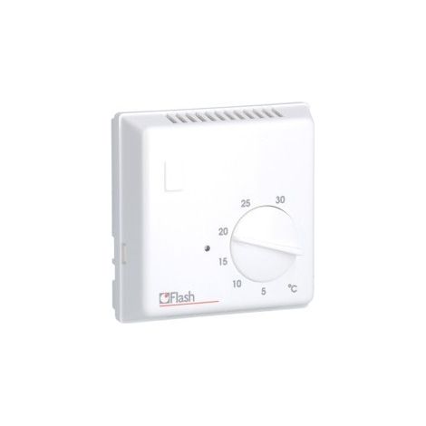 Hager – Thermostat bi-métal pour gestion de chauffage eau chaude – Contact inverseur – Voyant 230V – Fréquence 50/60 Hz – Pose en saillie (1/2)