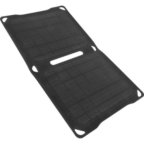Panneau solaire chargeur USB 14W pliable nomade monocristallin ETFE avec 2 USB 1 Type-C pour camping smartphone (1/5)