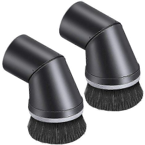 Lot de 2 brosses à poussière pour aspirateur Miele séries C et S - 35 mm SSP-10, 07132710, rotatives et compatibles (1/4)