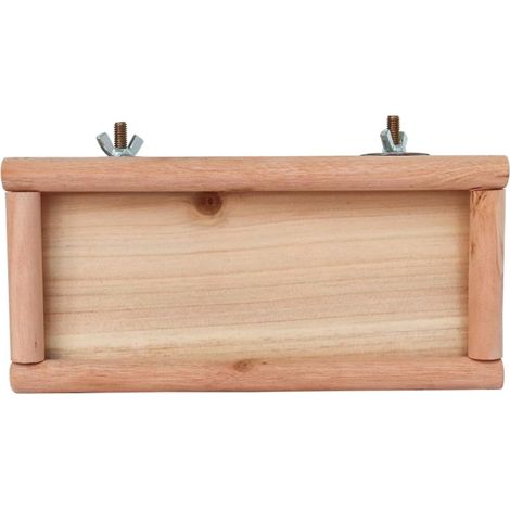Plateforme pour oiseaux, perchoir en bois, support à mâcher pour perroquets de petite et moyenne taille