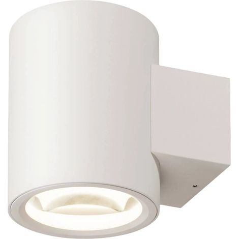 [NEUWERTIG] B-Ware Slv Wandleuchte Wandlampe Led Oculus Up Down Fest Eingebaut Weiß Aluminium 15 W