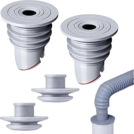 Geruchsdichter Stecker – für Waschmaschinen – Schlauchanschlüsse 35–40 mm – Waschmaschinenzubehör