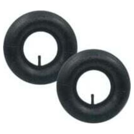 2 pièces 4.10/3.50-4 Chambre à air Pneu TR-13 Valve Droite pour Diable, Chariot, Chariot à Main, Chariot de Jardin, Tondeuse à Gazon--INHHUB