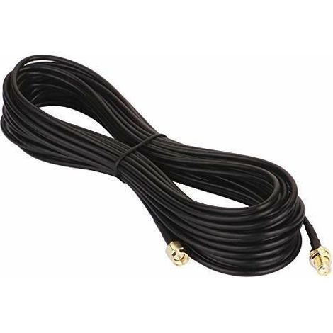 Cable de extensión SMA, cable coaxial SMA macho a SMA hembra de 10 metros para extensión de antena WLAN, cable de extensión de antena de radio, cable de antena WiFi. (1/5)