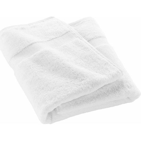 Drap de Bain "Elegance" 90x150cm Blanc (1/5)