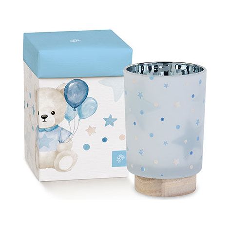 Cupido&Co. Lampada Stelle Azzurre D 100 Mm H 140 Mm con Scatola