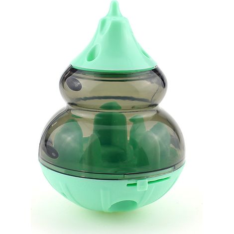 Jouet interactif pour chien avec lumière clignotante et nourriture qui fuit, distributeur de nourriture pour chiots et chats, boule de puzzle, mangeoire lente, jouets pour friandises (1/3)