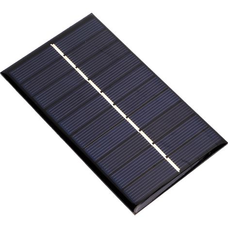 Panneau solaire polycristallin 1.2W 5V pour alimentation de pompes, éclairage extérieur et projets électroniques DIY (1/5)
