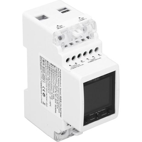 Compteur d'énergie intelligent WiFi monophasé pour la surveillance de la consommation électrique, compteur numérique sur rail DIN AC85‒265V (1/5)