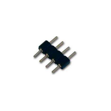Conector Macho / Macho para tiras LED RGB (4 Pin)
