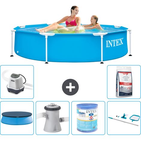 Intex Piscine Tubulaire Ronde - 244x51 cm - 7-pièces  S41433 (1/5)