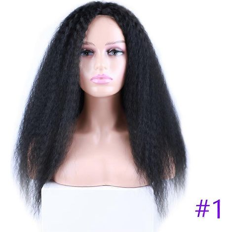 Perruques synthétiques longues et bouclées pour femmes noires, brunes, blondes, rousses, blanches, afro, bouclées et crépues