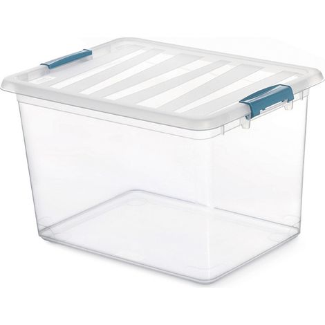 Boîte de rangement daitsu Katla 20 litres transparent 39x29 cm (1/2)