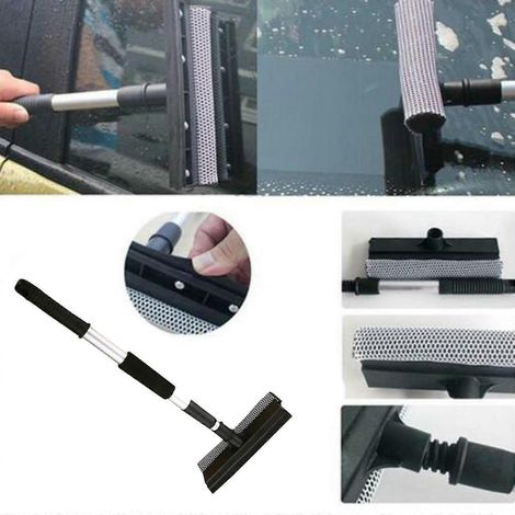 Éponge raclette extensible et réglable en caoutchouc pour le nettoyage des vitres de pare-brise (1/3)