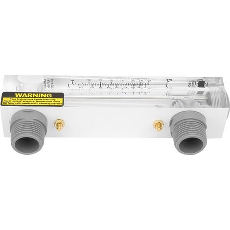 Compteur de débit liquide LZM-25 1-10GPM, type panneau à bouton, mesure de débit ZG1" (1/5)