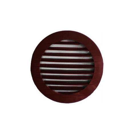 Grille de ventilation KRO 125 - Marron - Élégante et durable - Installation facile (1/3)