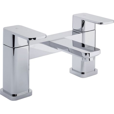 RAK Resort Bath Filler Tap Pillar Mounted Chrome (1/3)