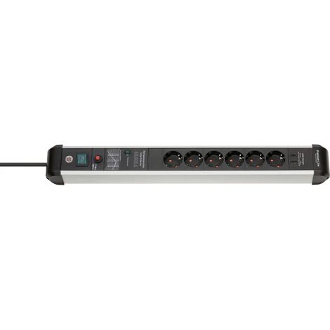 [NEUWERTIG] B-Ware Brennenstuhl 1391010620 Überspannungsschutz-Steckdosenleiste 6-fach 3m USB Ty... (1/2)
