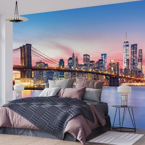 Papier peint panoramique - Panorama New York - 130 cm x 86 cm (1/4)