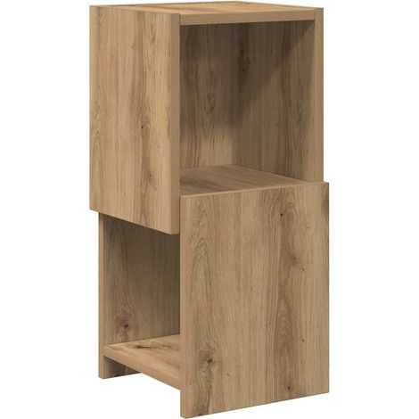 Corner Cabinet Artisan Oak 25.5x25x55cm Engineered Wood vidaXL