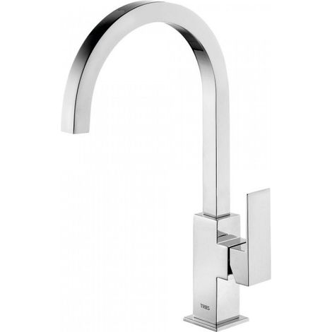 Mitigeur lavabo bec 22x22 mm Chromé CUADRO-TRES - TRES 106607