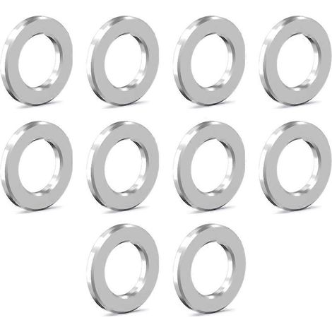 Lot de 10 rondelles plates en titane M5 pour boulons de vélo universels, joint de 5 mm, entretoise en titane pour VTT et vélo de route (1/5)