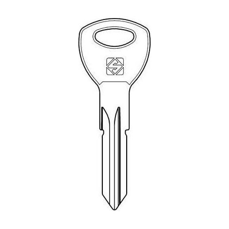 5,0 x CHIAVE PIATTA ABUS AB105R SILCA