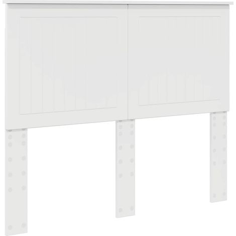 Maison Exclusive - Testiera con testiera Bianco Lucido 120 cm Legno multistrato