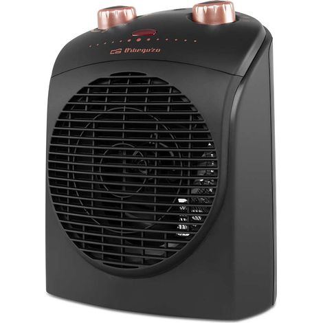 Calefactor Orbegozo FH 5036, selector rotativo de 3 posiciones, modo ventilador, termostato regulable, 2200 W (1/5)