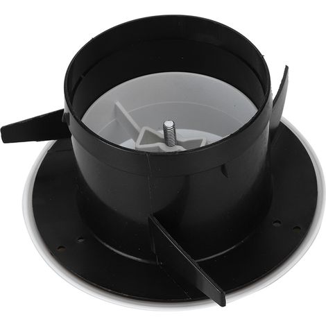 Bouche d'aération plafond 100mm - Diffuseur, extraction et ventilation gaine flexible