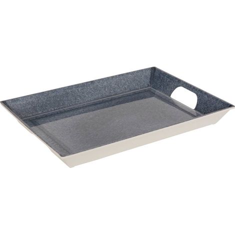 Vassoio a marsupio 46,4x34,2 cm blu - Atmosphera créateur d'intérieur