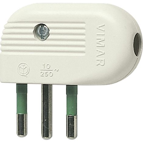 VIMAR - 01041.B Spina 2P+T 10A 90° bianco