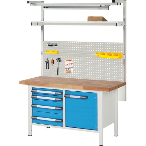 eurokraft pro, Établi avec superstructure série 8000, avec (1/5)