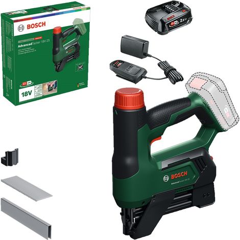 Bosch 06032A7100 Cordless 18v Tacker AdvancedTacker 18V-25 + 2.5AH Battery Kit