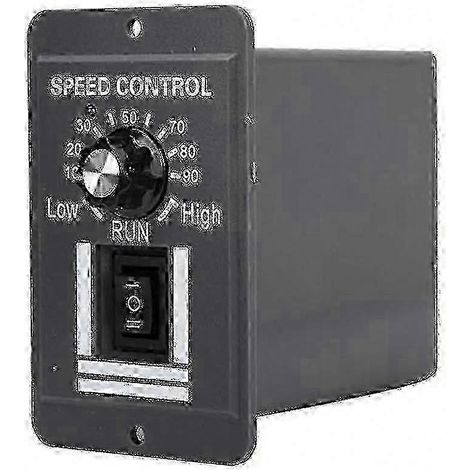Contrôleur de vitesse PWM 12-60 V CC 40 A pour moteurs à balais, compatible avec les moteurs à balais SI et doté d'un inverseur de sens de rotation. WHBYV (1/4)