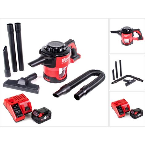 Aspirapolvere portatile a batteria Milwaukee M18 CV 401C 18 V + 1 batteria da 4,0 Ah + caricabatterie (1/5)