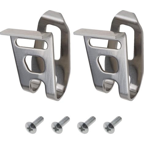 2pcs Electric Drill Belt Hook Clips with Screws 346449-3 Compatible with Makita XFD01 XFD07D DTD144 DTD144Z 12V 18V Cordless Drill Impact Drill Belt Clip (1/5)